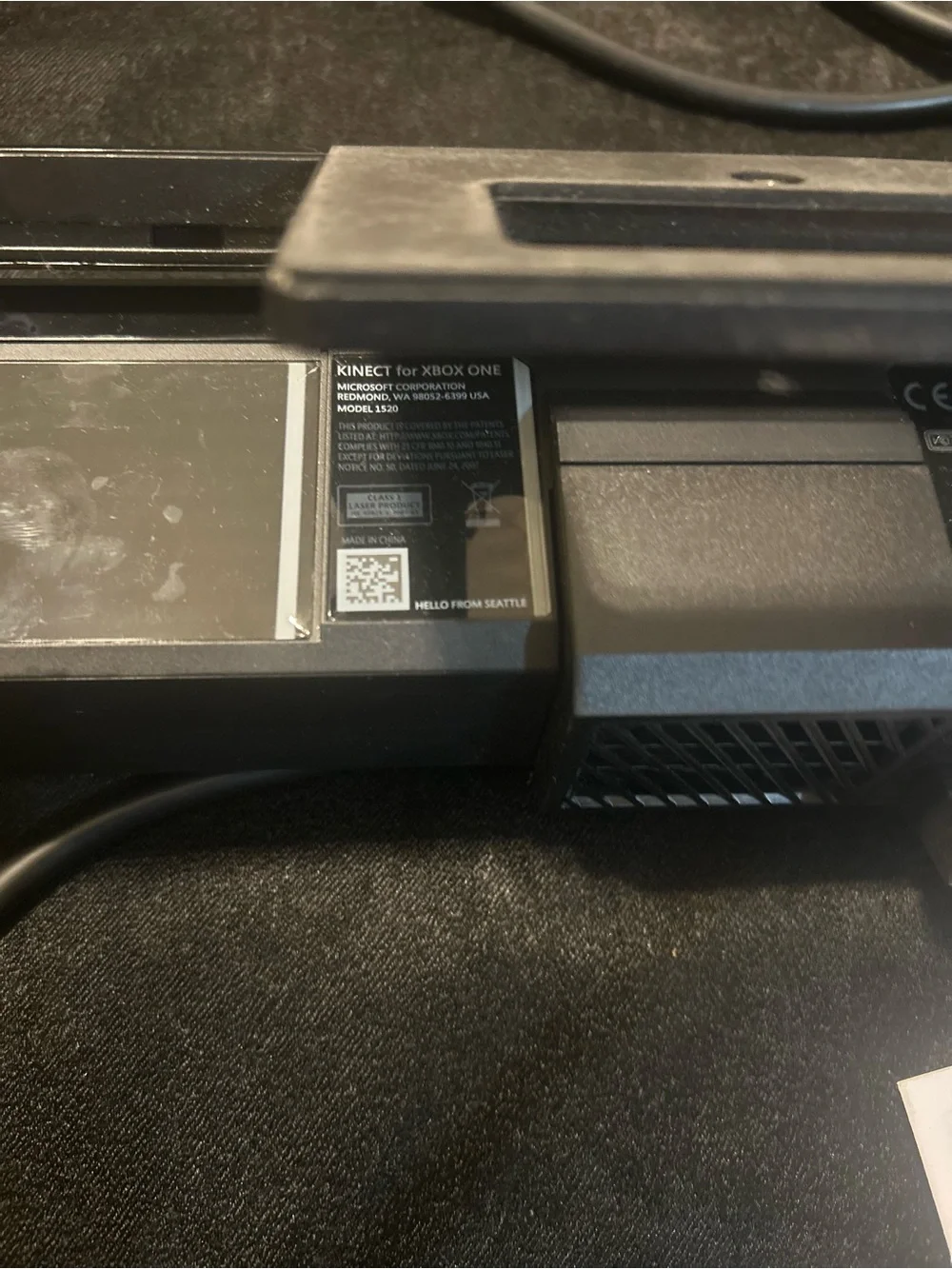 Microsoft Xbox One Kinect Sensor Black Pre Owned Tested Working